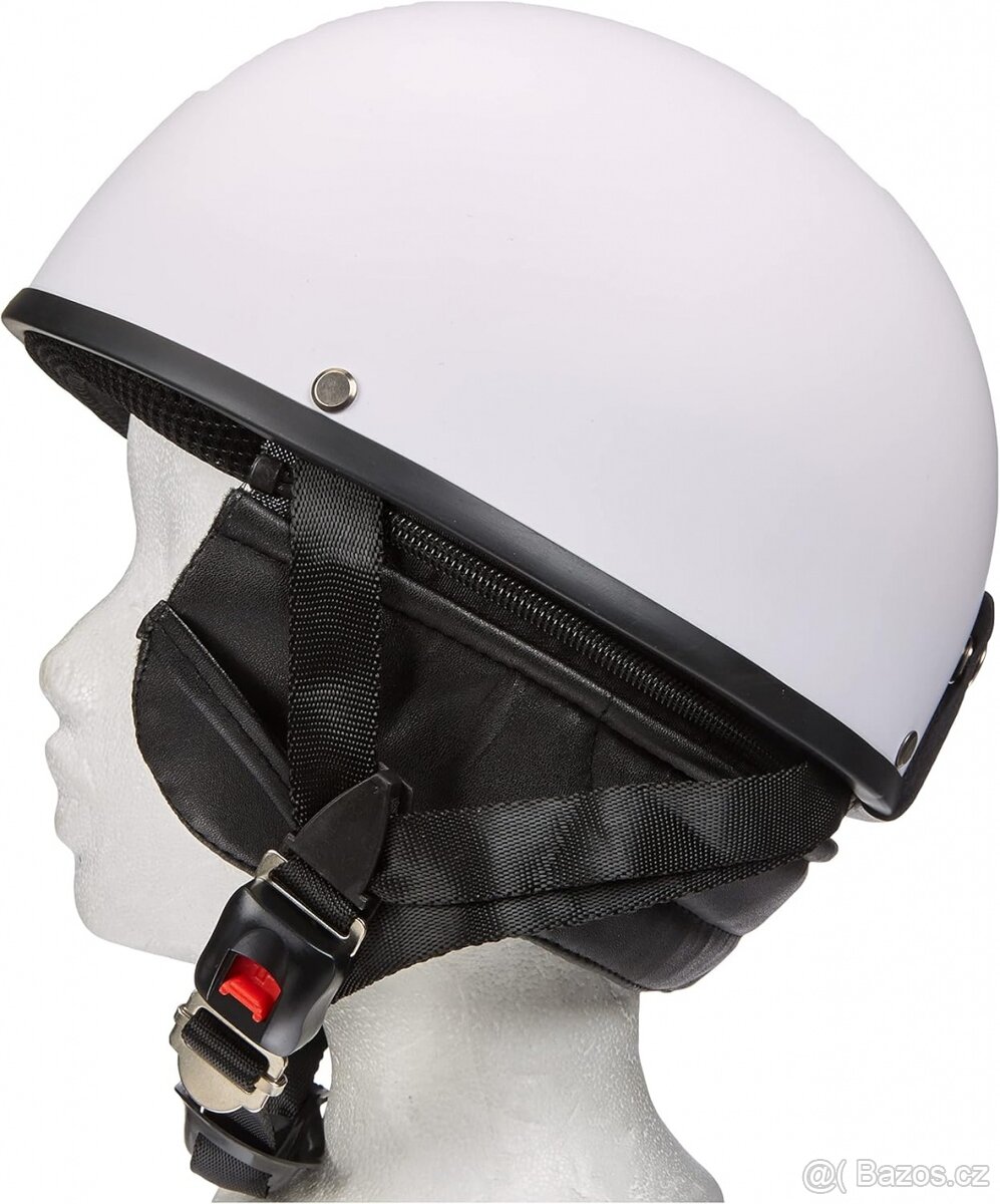 Helma Mil-Tec Moto Retro - bílá - 2