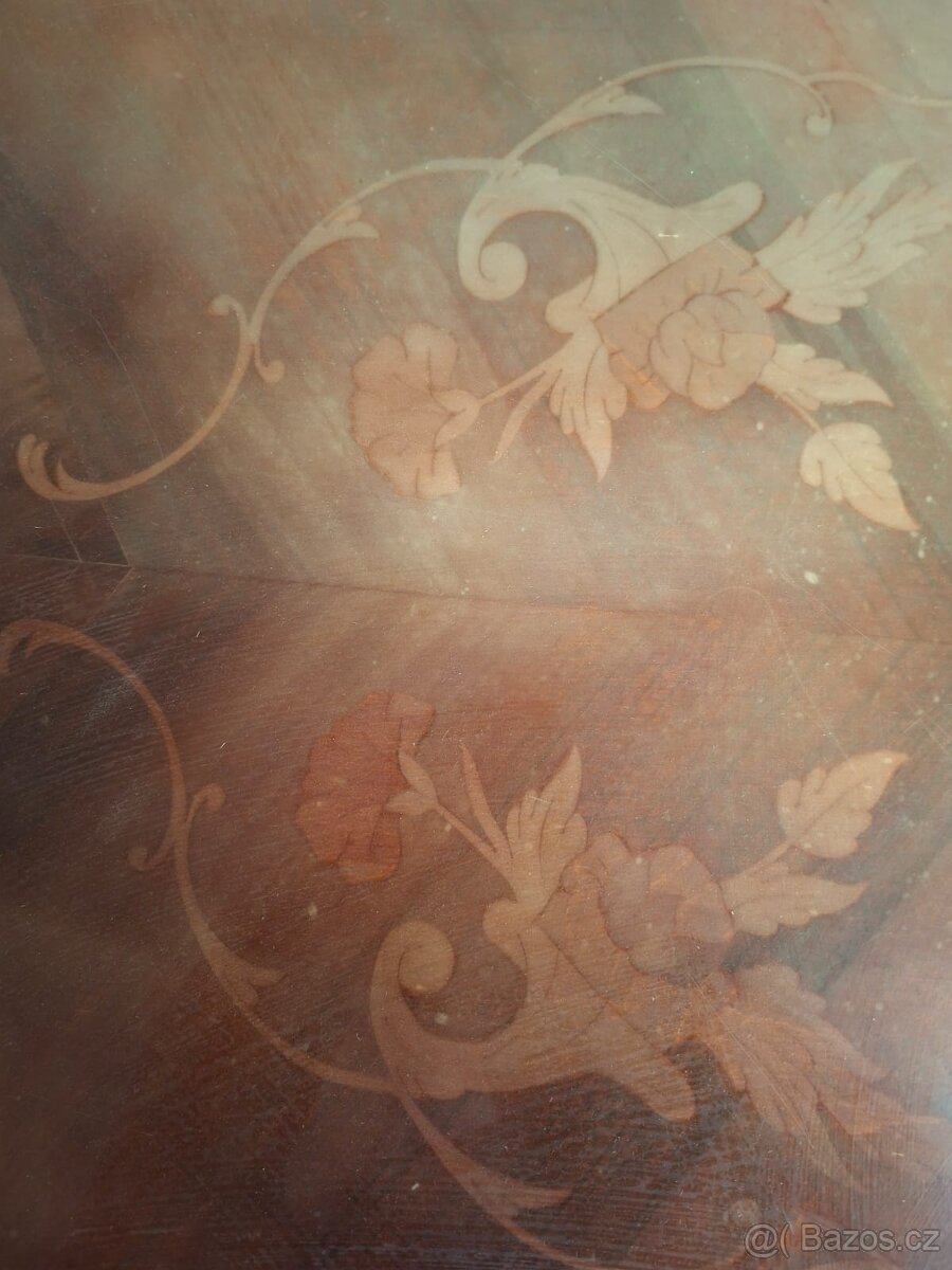 stůl + 7 židlí s masivu - 2