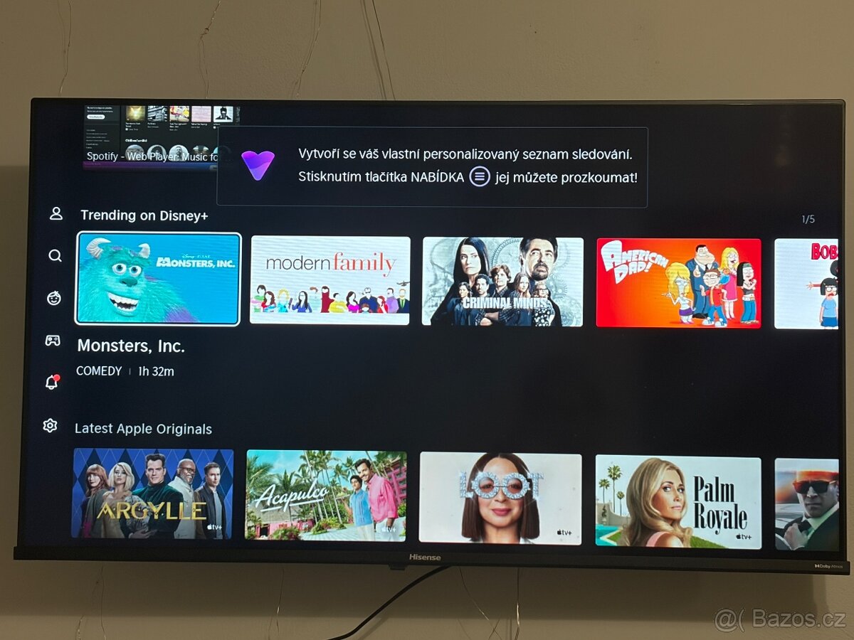 Prodám Televize Hisense 40A5Q - 2