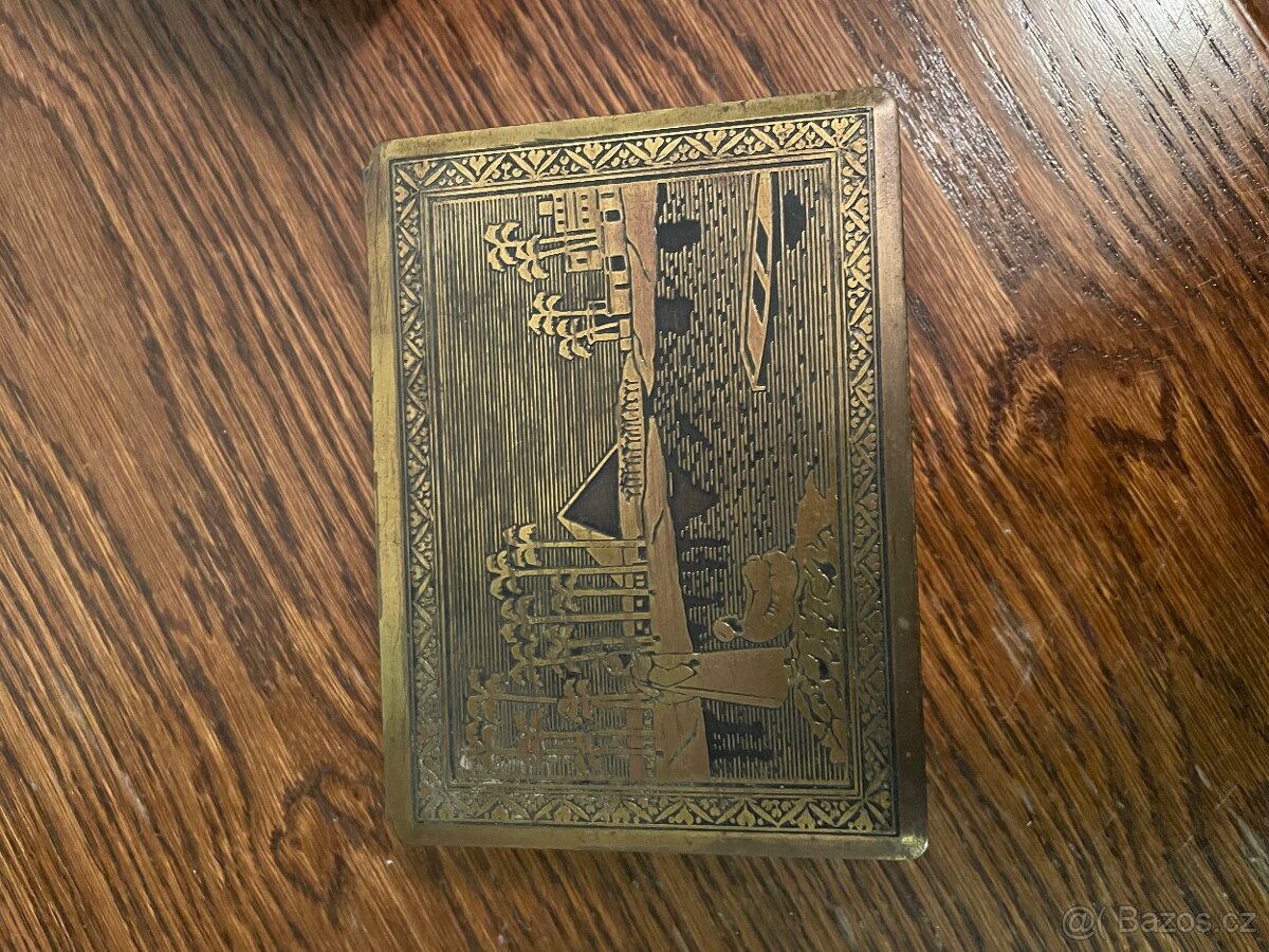 Šperkovnice kov dřevo - 2