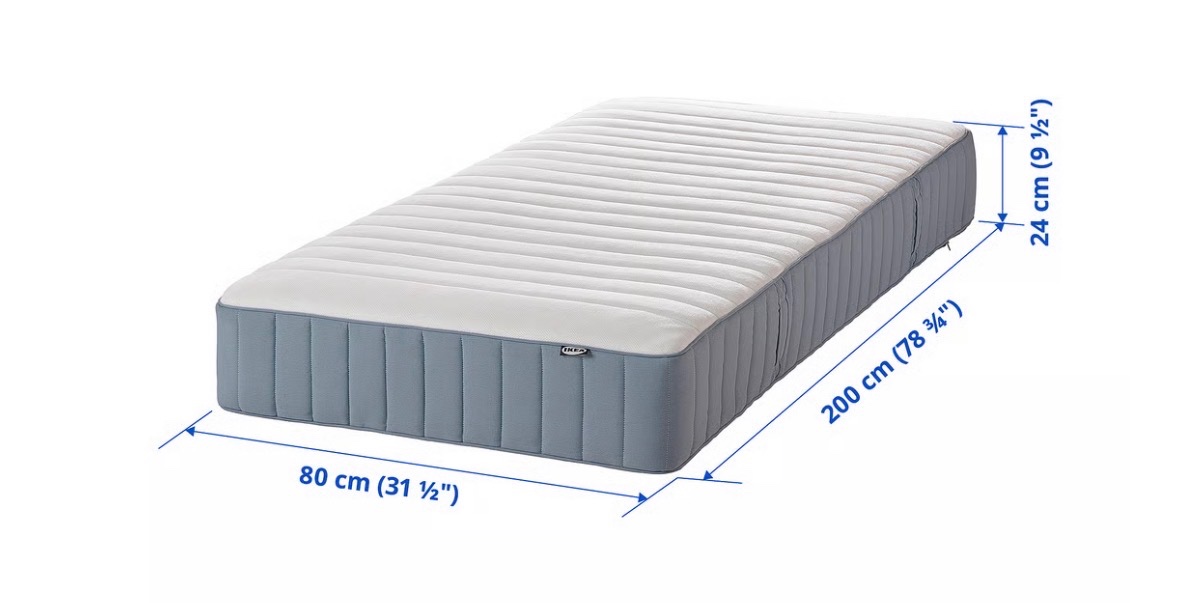 Matrace s taštičkovými pružinami š. 80cm - 2