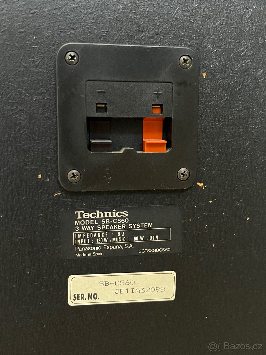 Třípásmové reprobedny Technics - 2