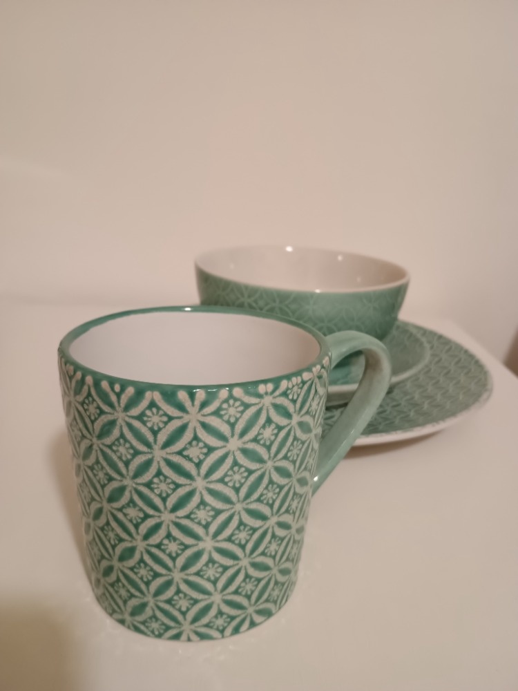 Zelená snídaňová sada nádobí - 2