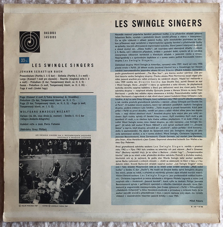 Les Swingle Singers - 1967 - 2