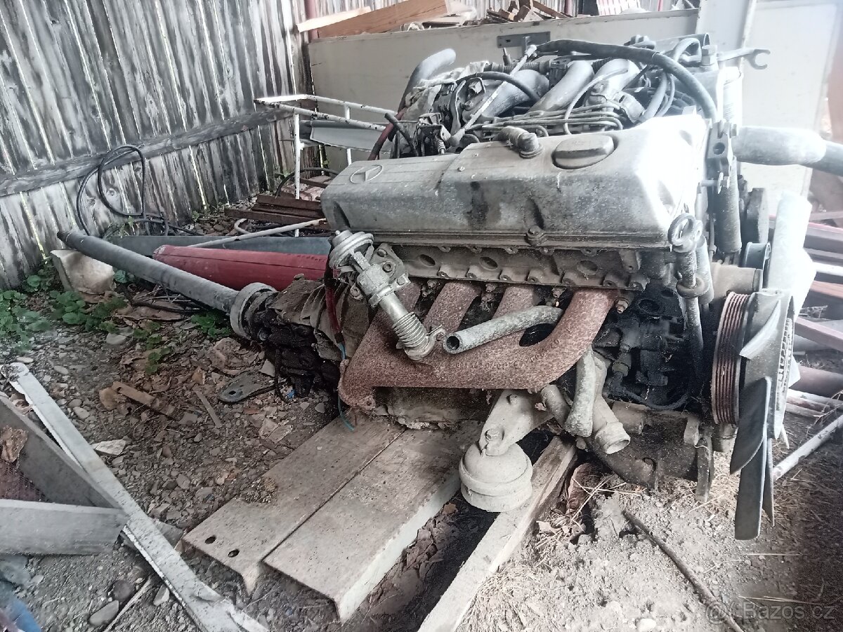 Motor 2.0d +převodovka, Mercedes 124 - 2