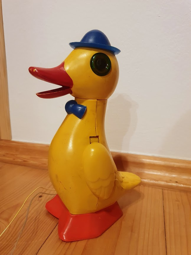 Starožitná hračka - kačer na dálkové ovládání - FUNKČNÍ - 2
