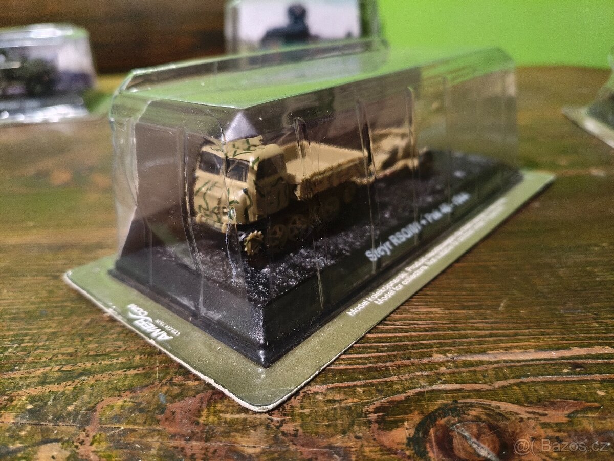 Modely tanků a vojenské techniky 1/72 blistr - 2