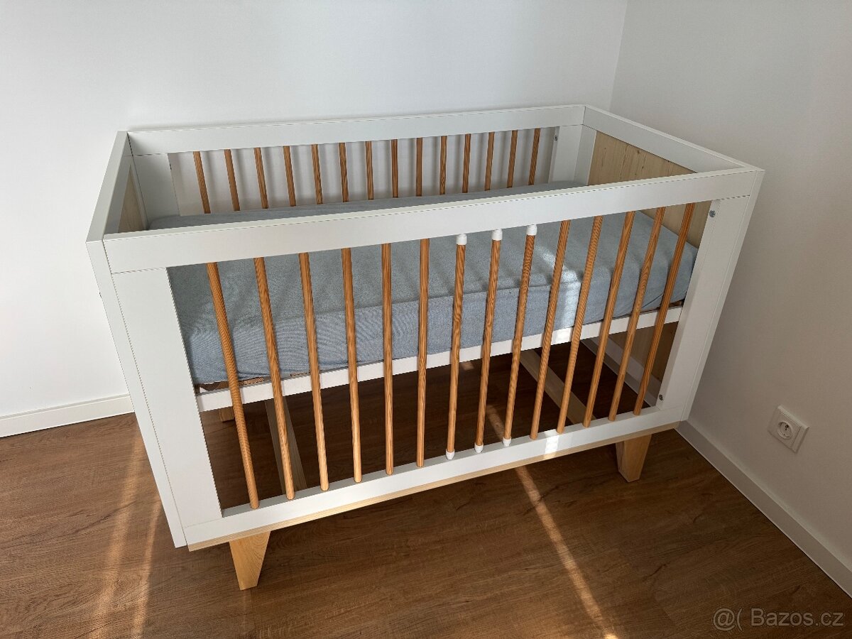 Dětská postýlka 120x60 s matrací (antialergickou) - 2