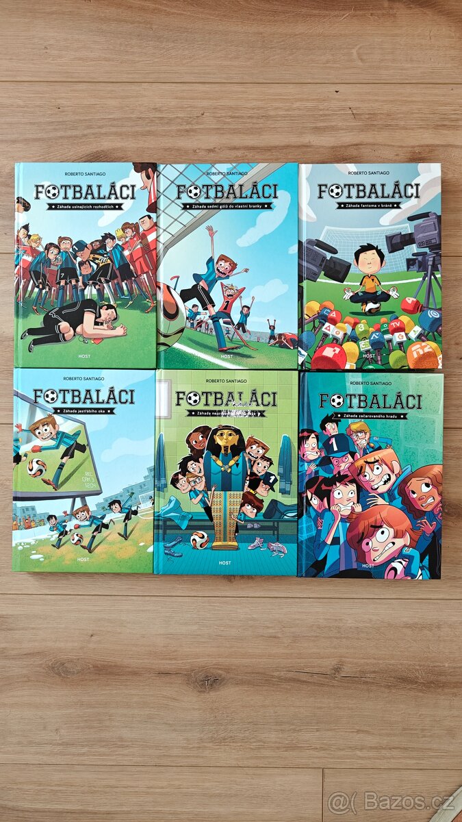 Fotbaláci - set 6 knih - 2