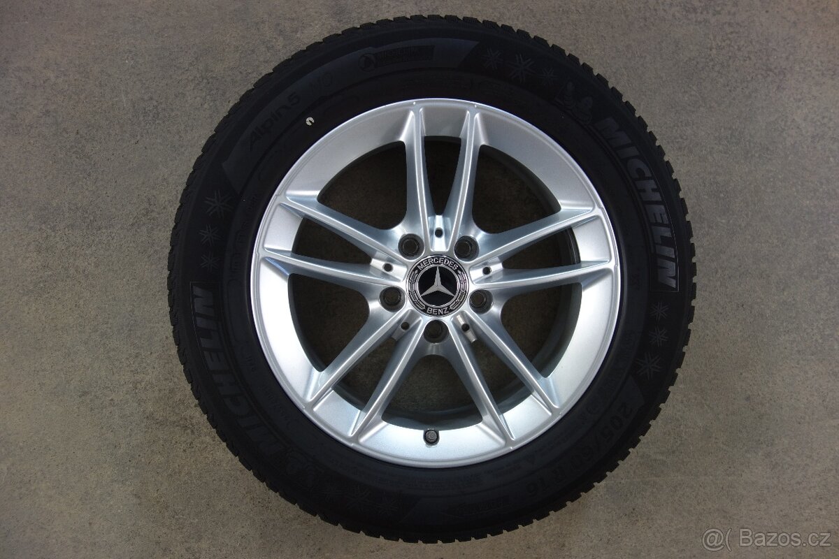 Mercedes A W177, B W247, alu 5x112 205/60/16 zimní, čidla - 2