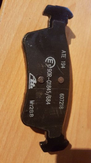 brzdové destičky ATE na vw t5 (nové) - 2