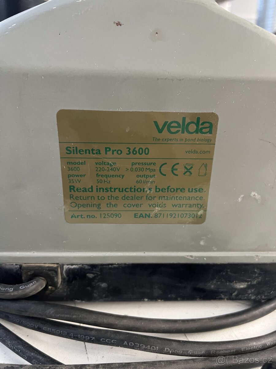 Velda, Silenta Pro 3600 - vzduchovací kompresor - 2