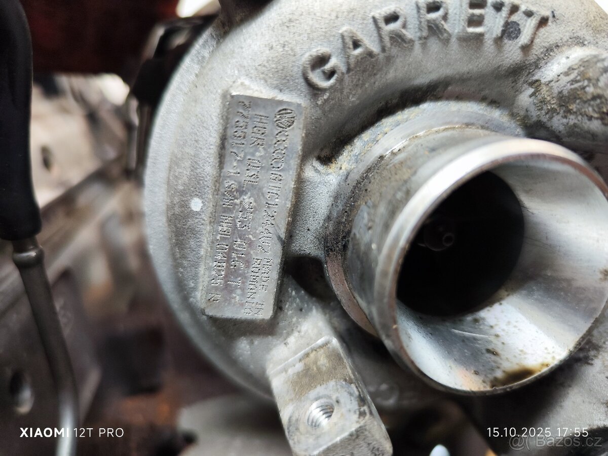 Turbodmychadlo 1,6 TDI CAY 66/77kw 03L253016T 71t.km - 2