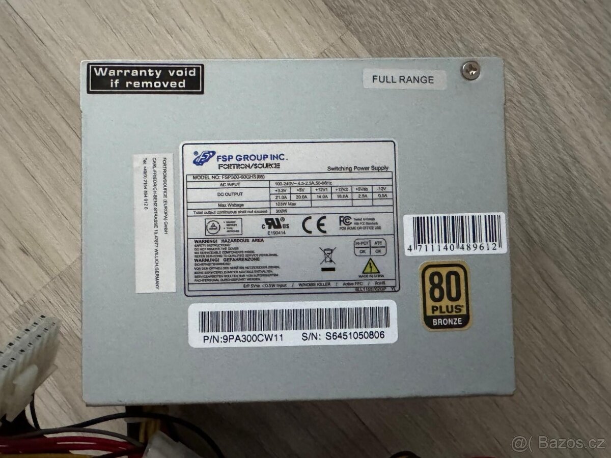 Počítačový zdroj FSP SFX 300W – kvalitní SFX napájecí zdroj - 2