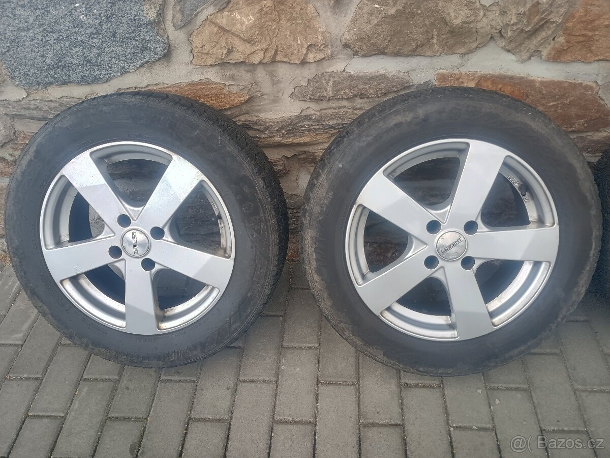 Zimní pneu 205/60 R16 + ALU disky 6,5J x 16 - 2