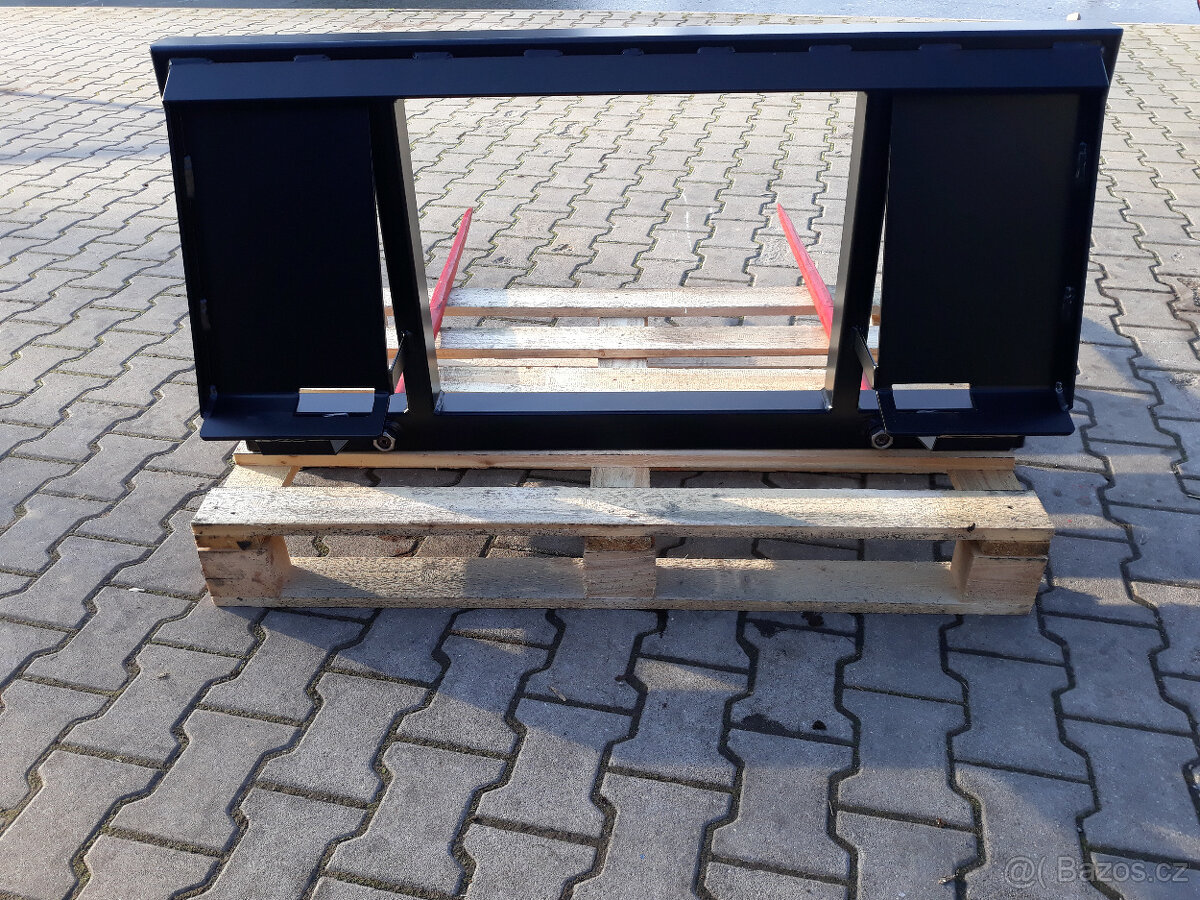 Vidle na balíky (hnůj) na smykový nakladač Bobcat - 2