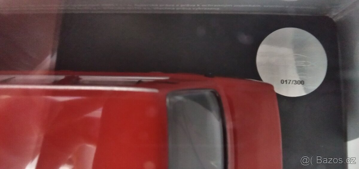 ABREX 1:43 ŠKODA 105L TEST SVĚTA MOTORŮ LIMITKA 300 KS - 2