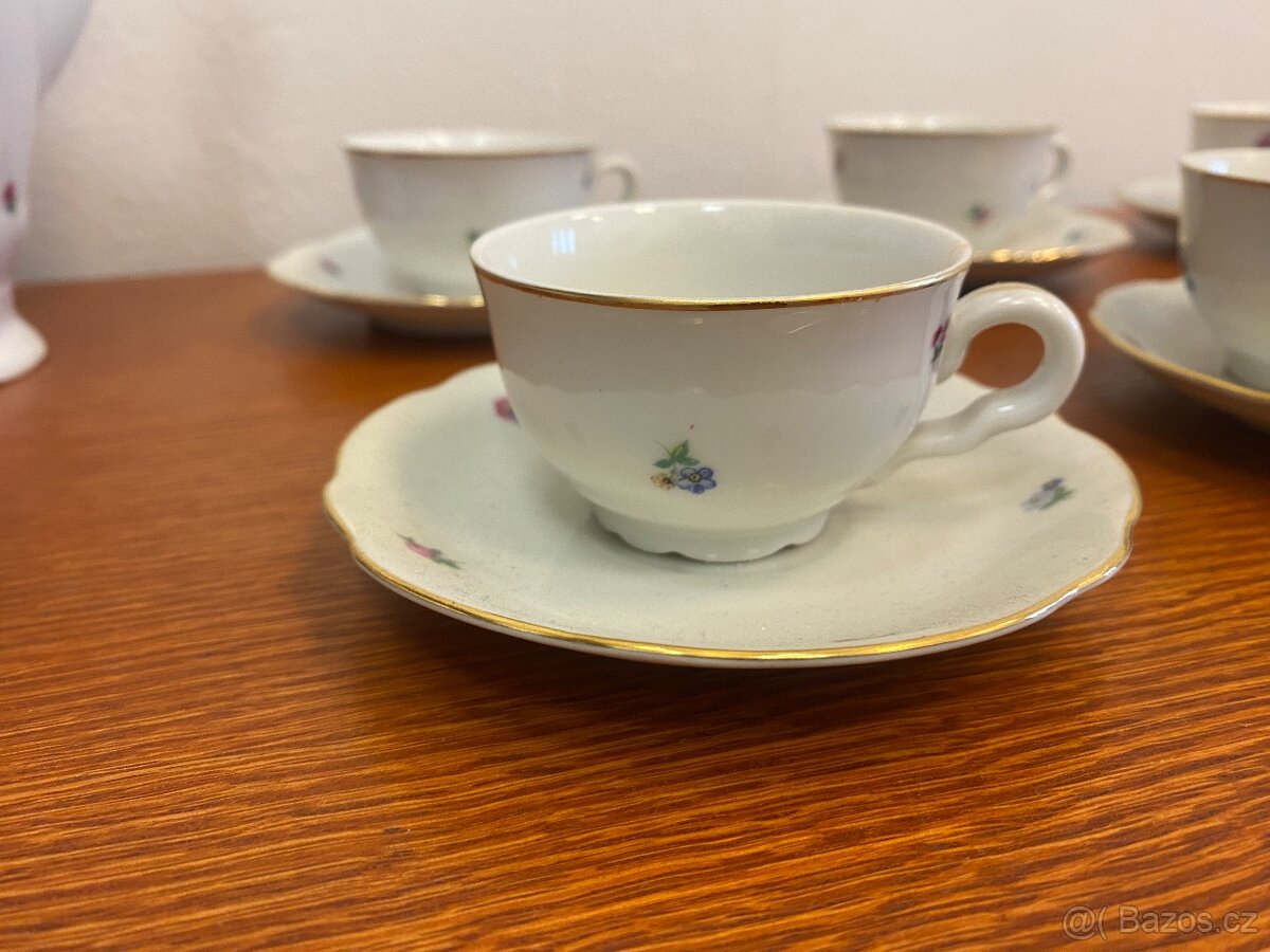 Porcelánová čajová souprava MSB Božíčany - 2