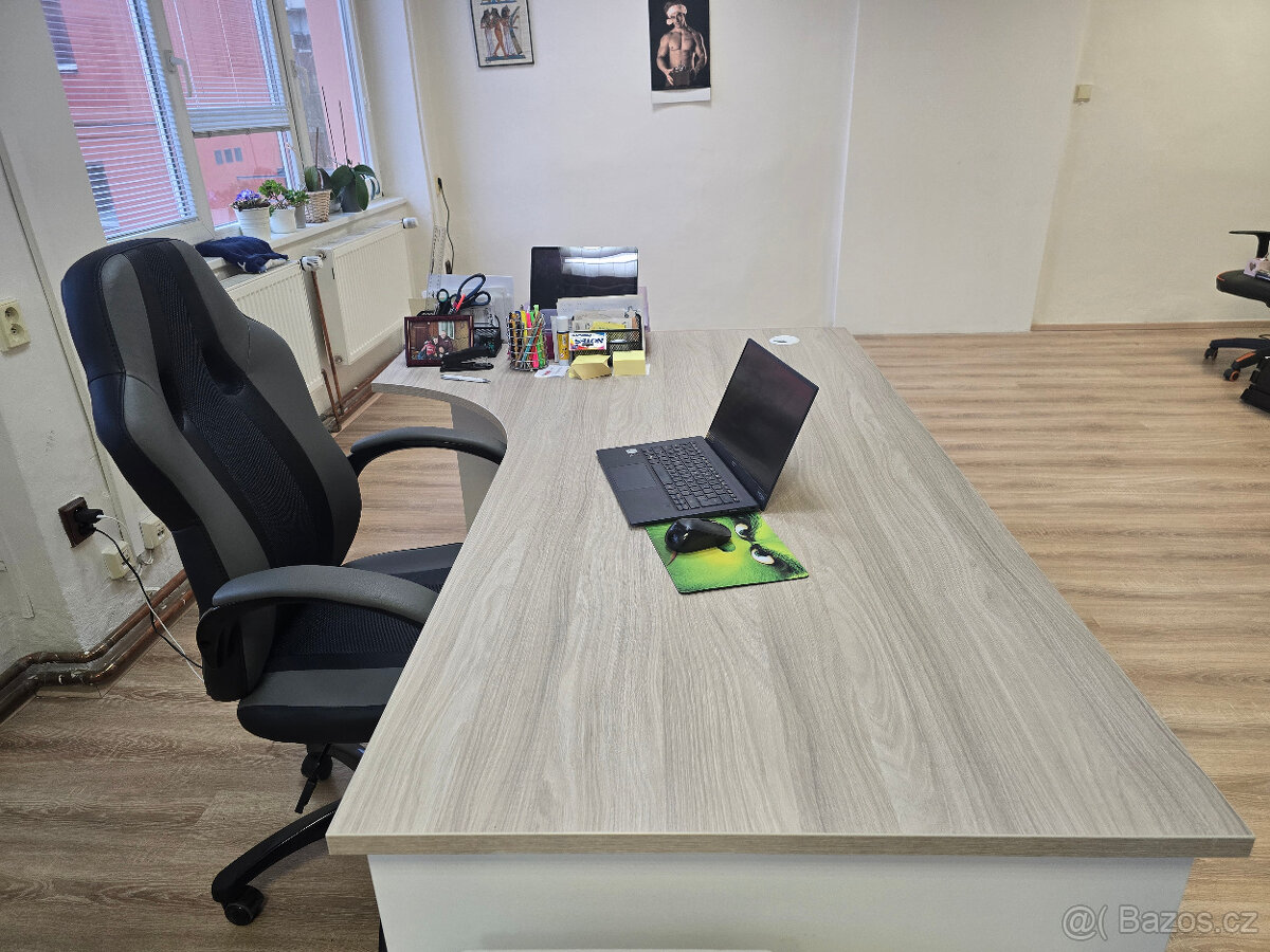 Kancelářský stůl 180 cm zachovalý,jako nový - 2