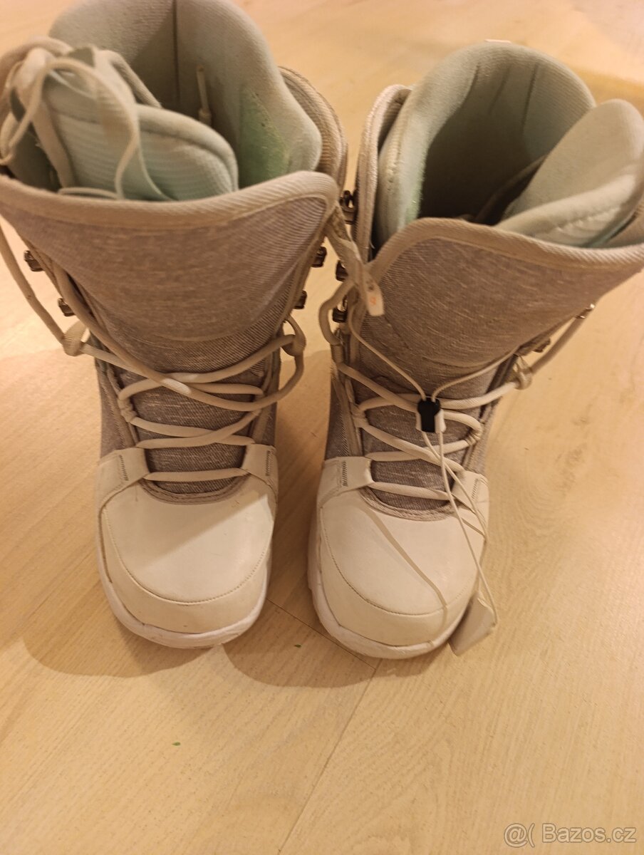 Boty na snowboard Dreamscape 38 bílé - 2