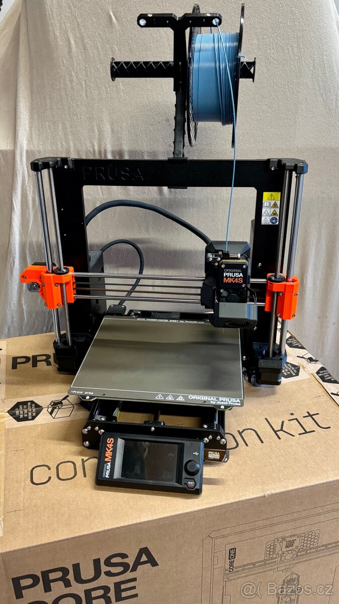 3D tiskárna Prusa MK4S + nový upgrade kit Core One - 2