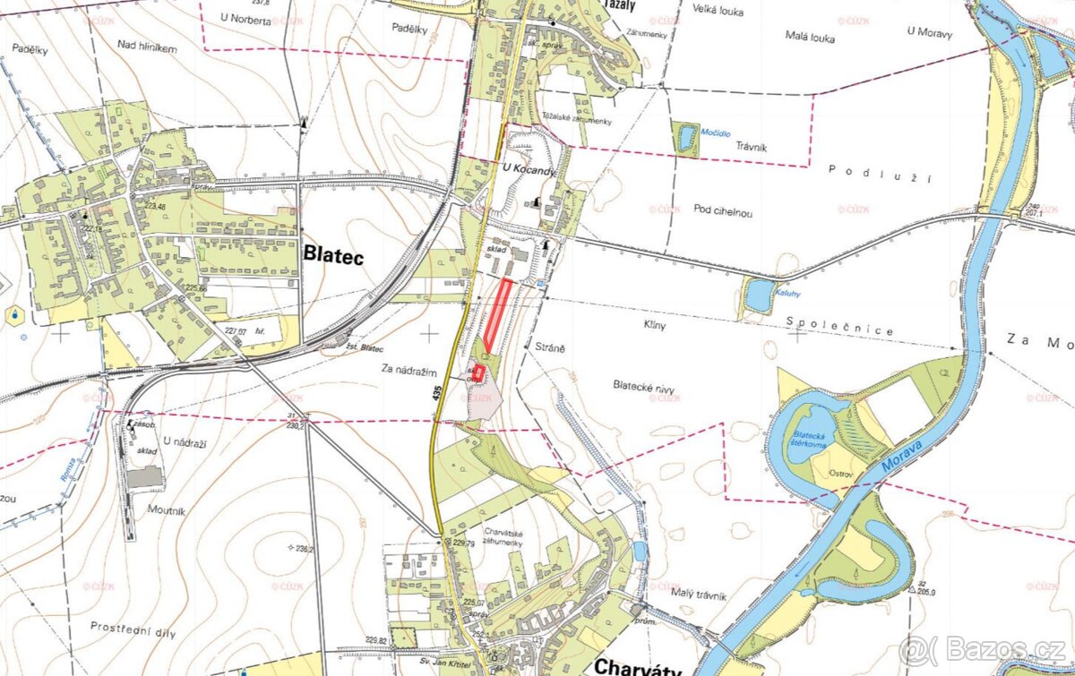 Zemědělská půda, prodej, Blatec, Olomouc - 2