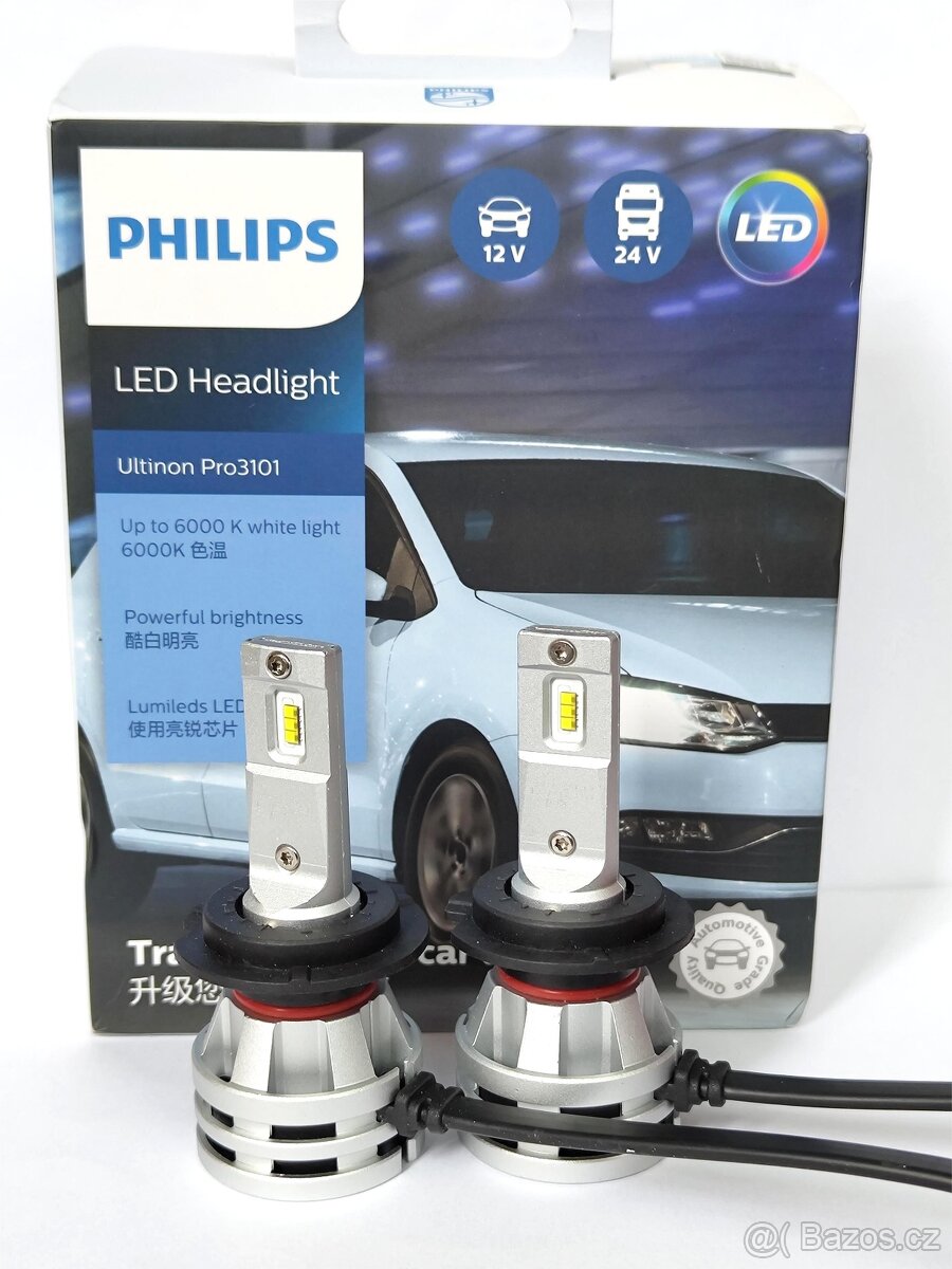 Philips H7 Led 12 / 24v 20w 2 ks. - 2