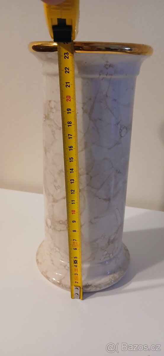Váza mramorový dekor - 2