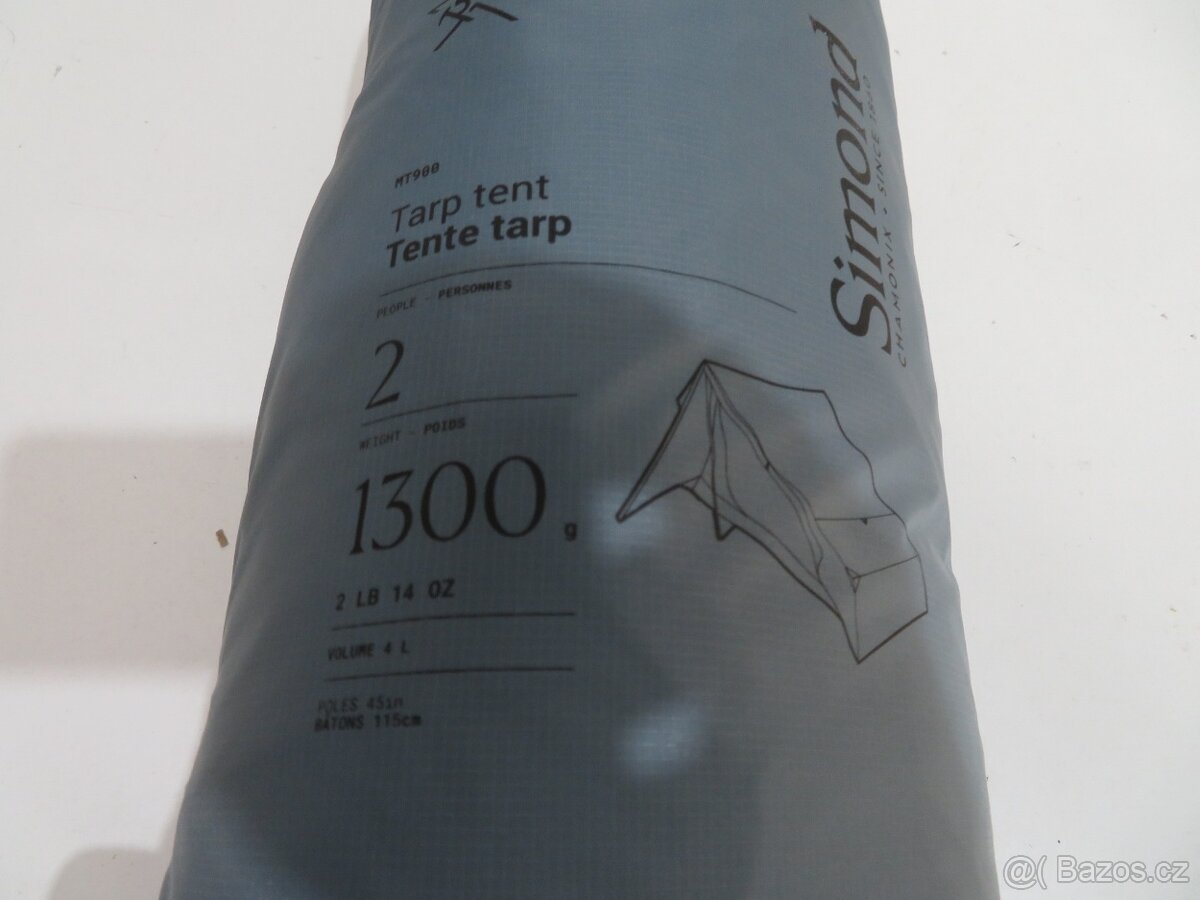 Nový trekový stan Simond Tarp MT 900 | 2 osoby - 2