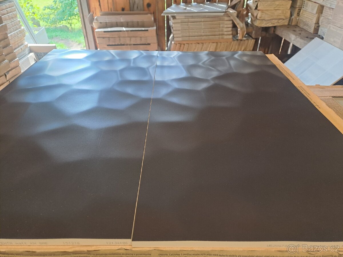 Reliefní oblad 30x60 černý - 2