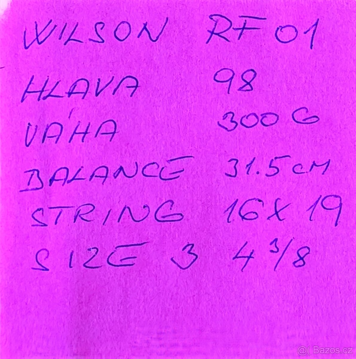 Tenisová raketa Wilson RF-01 - 2