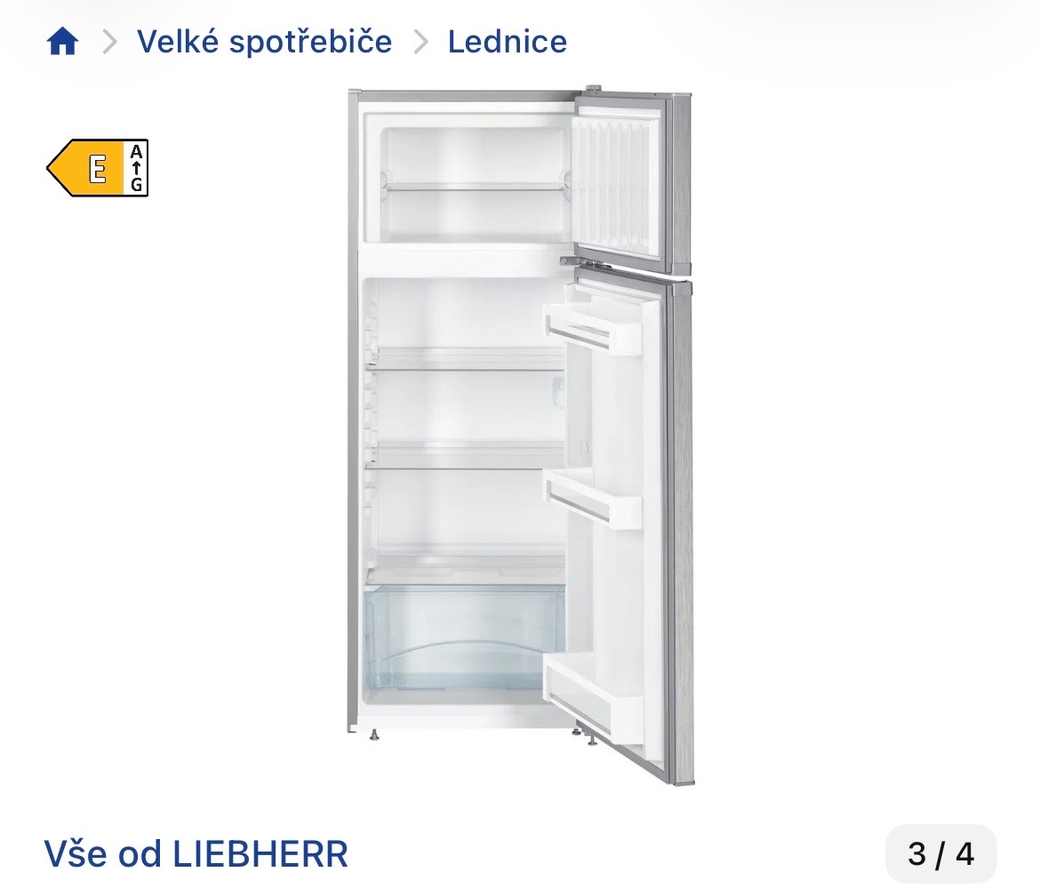 Lednice Liebherr CTPel 231 - 2