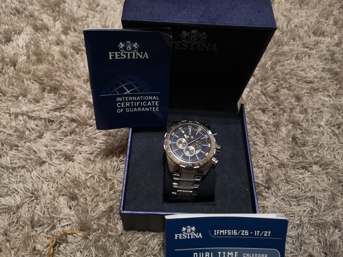 Nové pánské sportovní elegantní hodinky Festina - 2