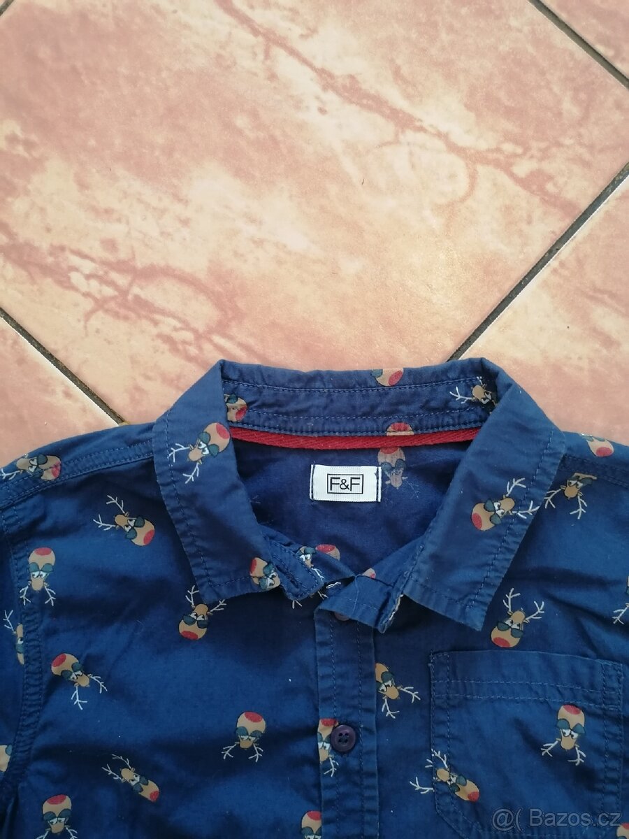 Chlapecká košile vel. 116 zn. FaF - 2