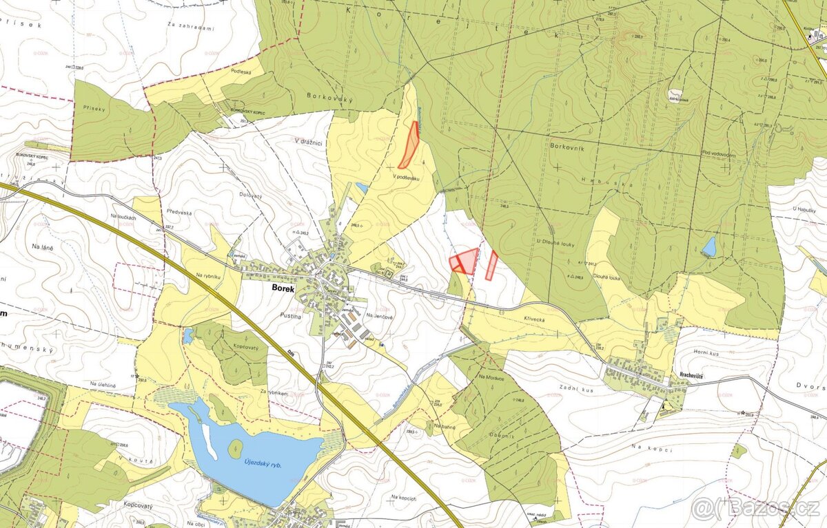 Zemědělská půda, prodej, Borek, Pardubice - 2