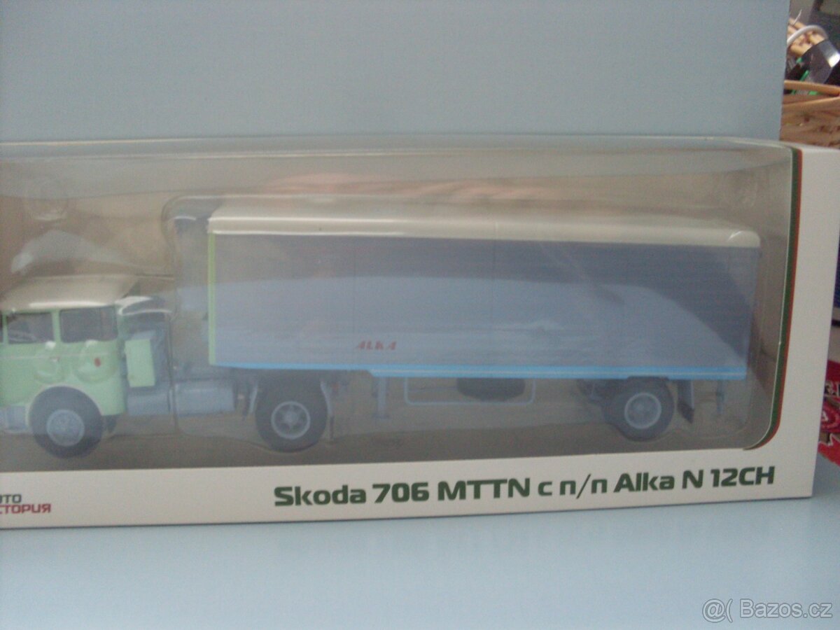 Model ŠKODA LIAZ 706 MTTN+návěs ALKA 1:43 - 2