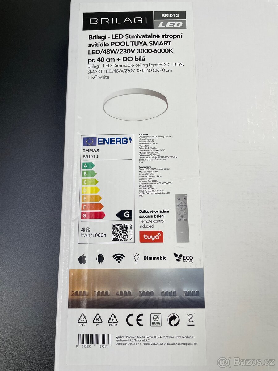 LED stmivatelne stropni svítidlo s DO - nové, záruka - 2