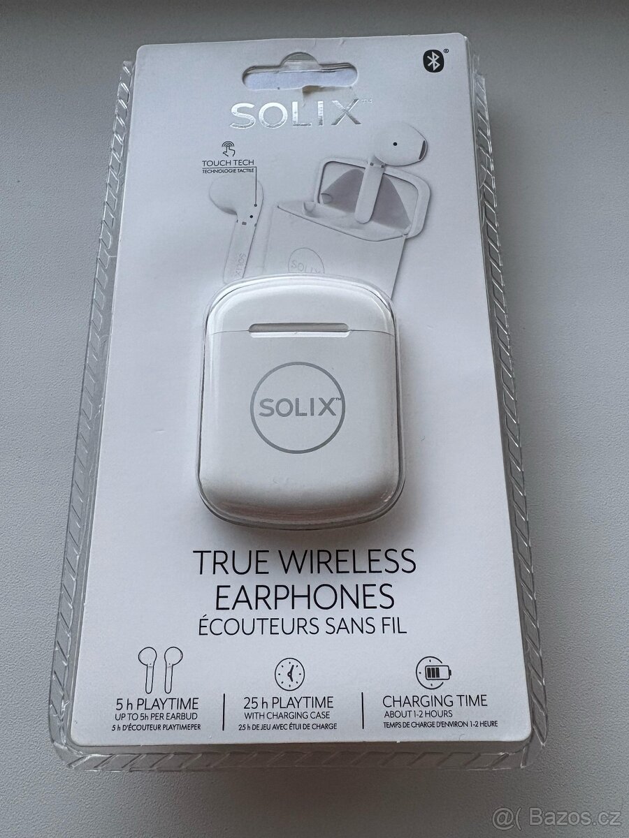 Bezdrátová sluchátka do uší Solix - 2