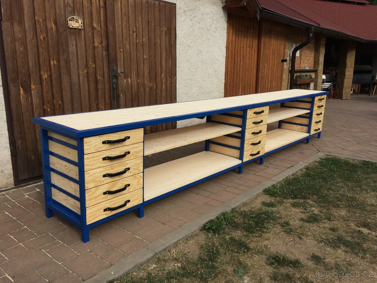 Dílenský stůl - ponk 5000x650x850 - 2