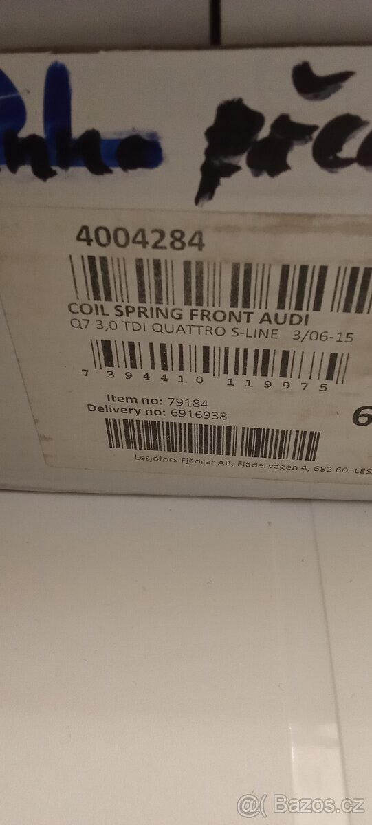 Audi Q7 S-Line, přední pružiny - 2