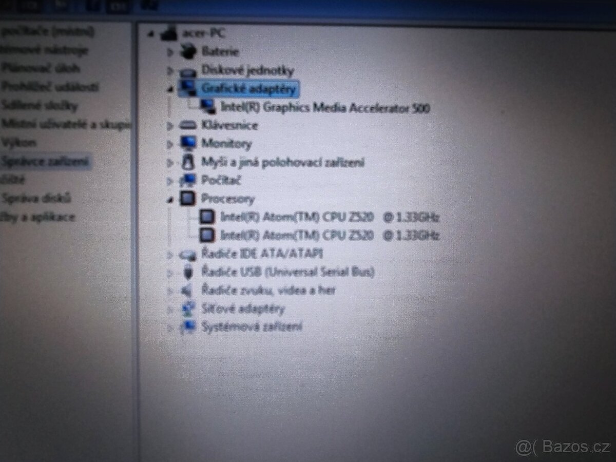 ACER ASPIRE ONE - A0751h-52Bk v perfektním stavu - 2