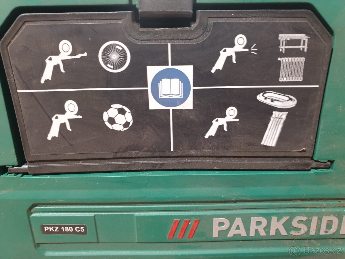 Bezolejový kompresor kufrový kompresor manometr příslušenstv - 2