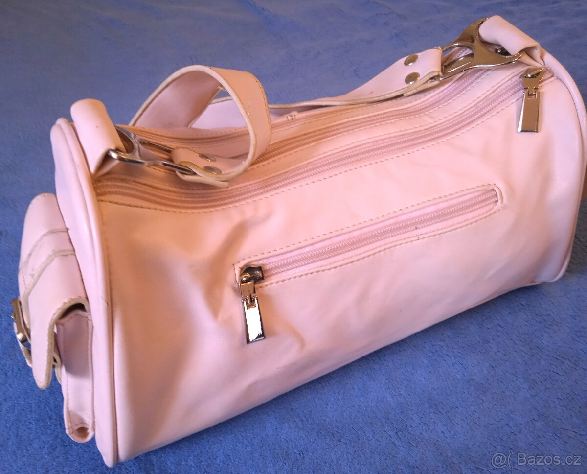 Růžová kabelka přes rameno - 2