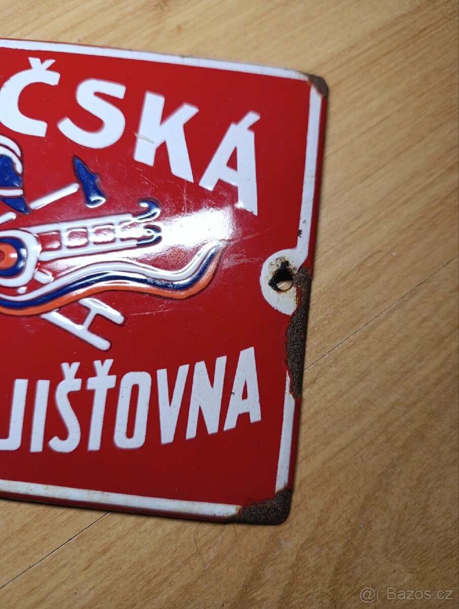 Stará smaltovaná cedule - 2