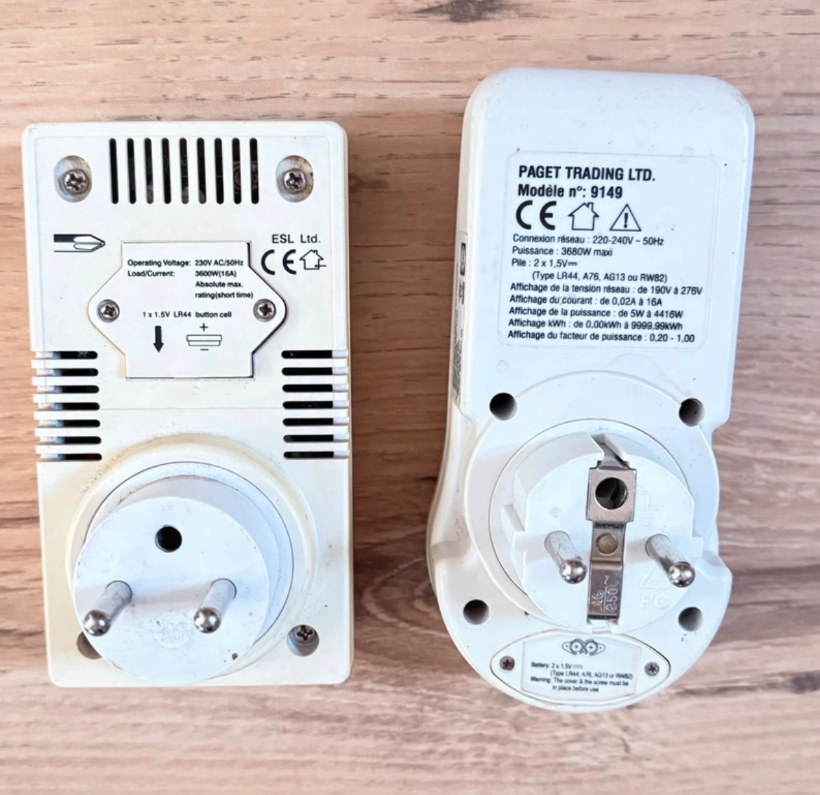 Měřič spotřeby elektrické energie 2ks - 2
