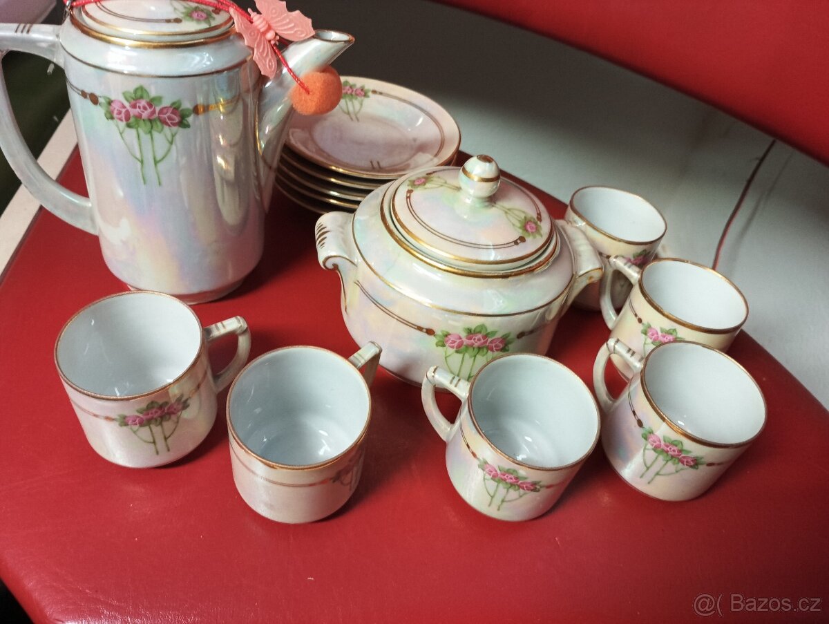Retro porcelánová sada - 2