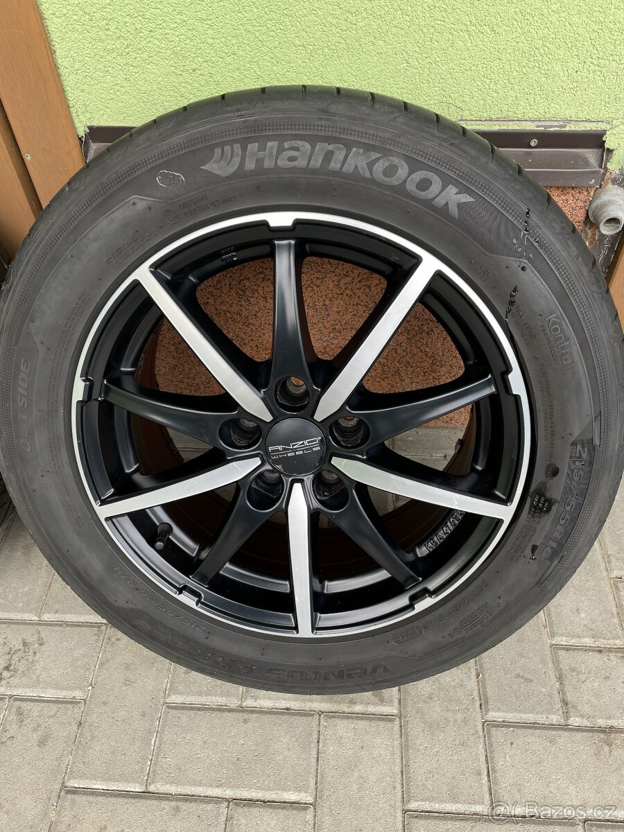 Alu disky ANZIO+pneu - 2