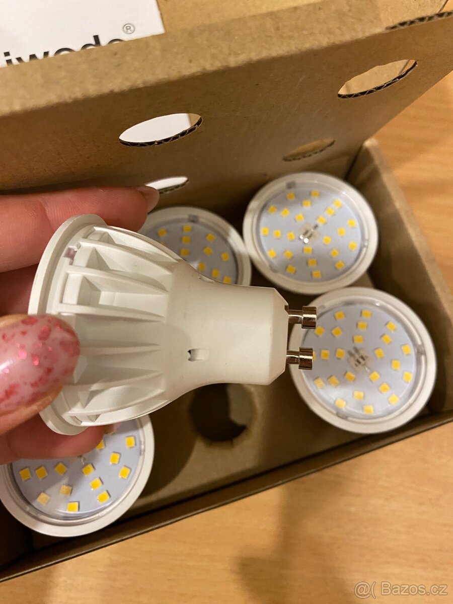 6 ks MR11 AC12V 3W Flicker-free LED žárovky 120 stupňů - 2