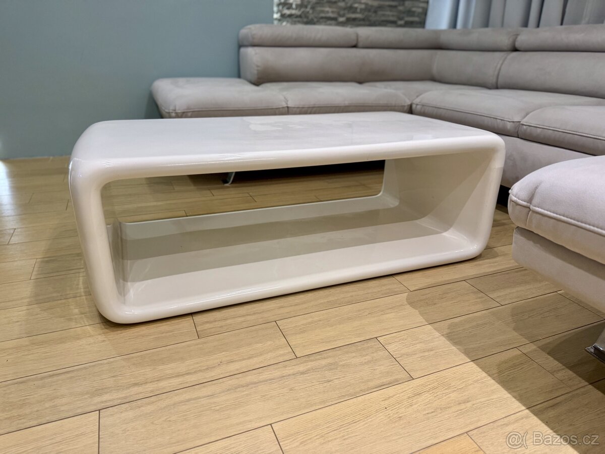 Konferenční stolek vysoký lesk - 2