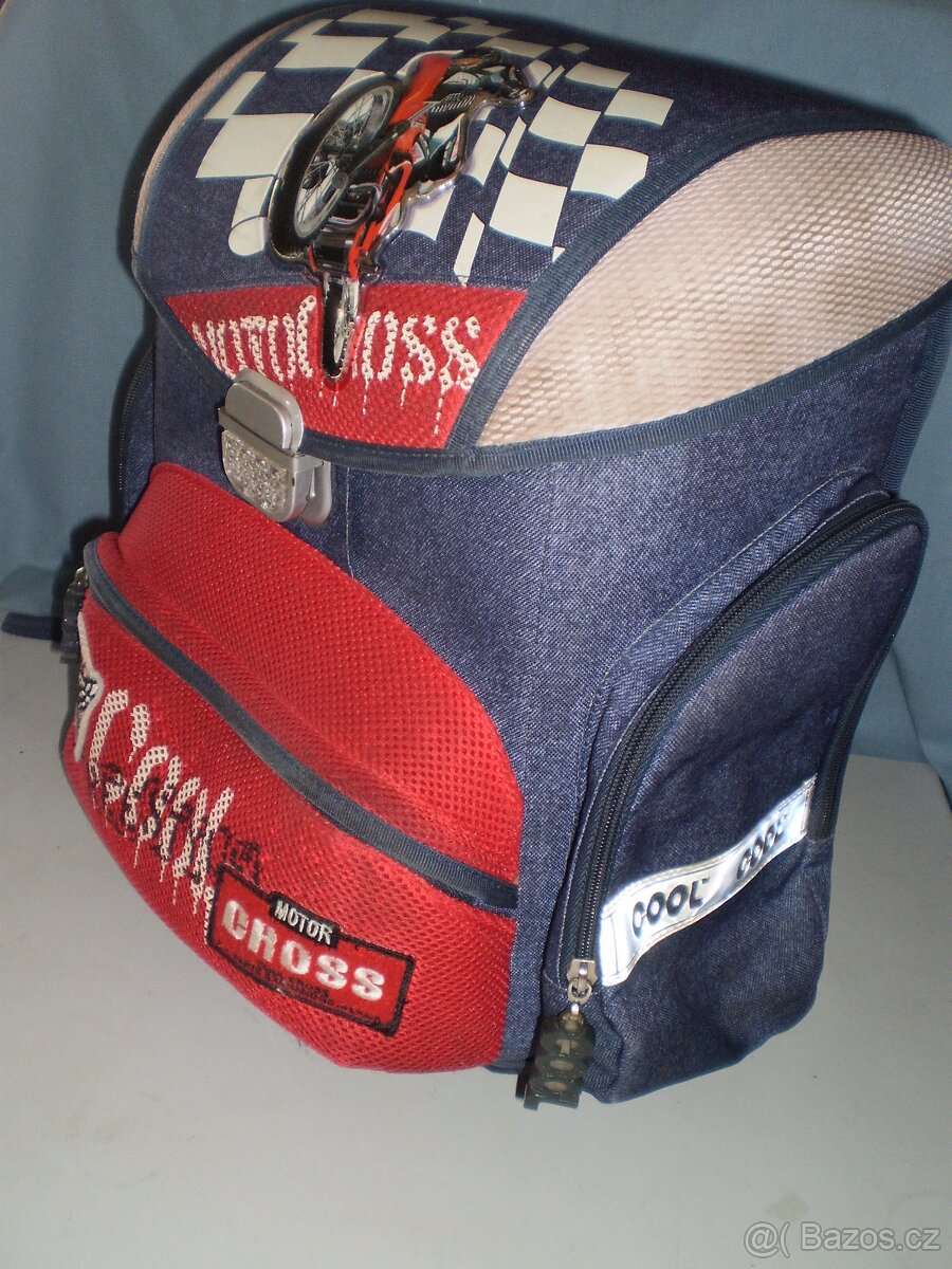 školní aktovka - batoh - MOTO CROSS - 2